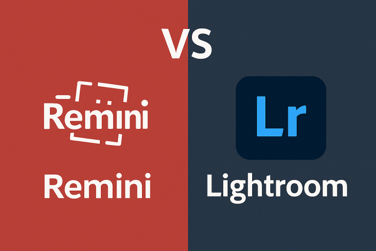 Remini vs Lightroom Full comparison 2025