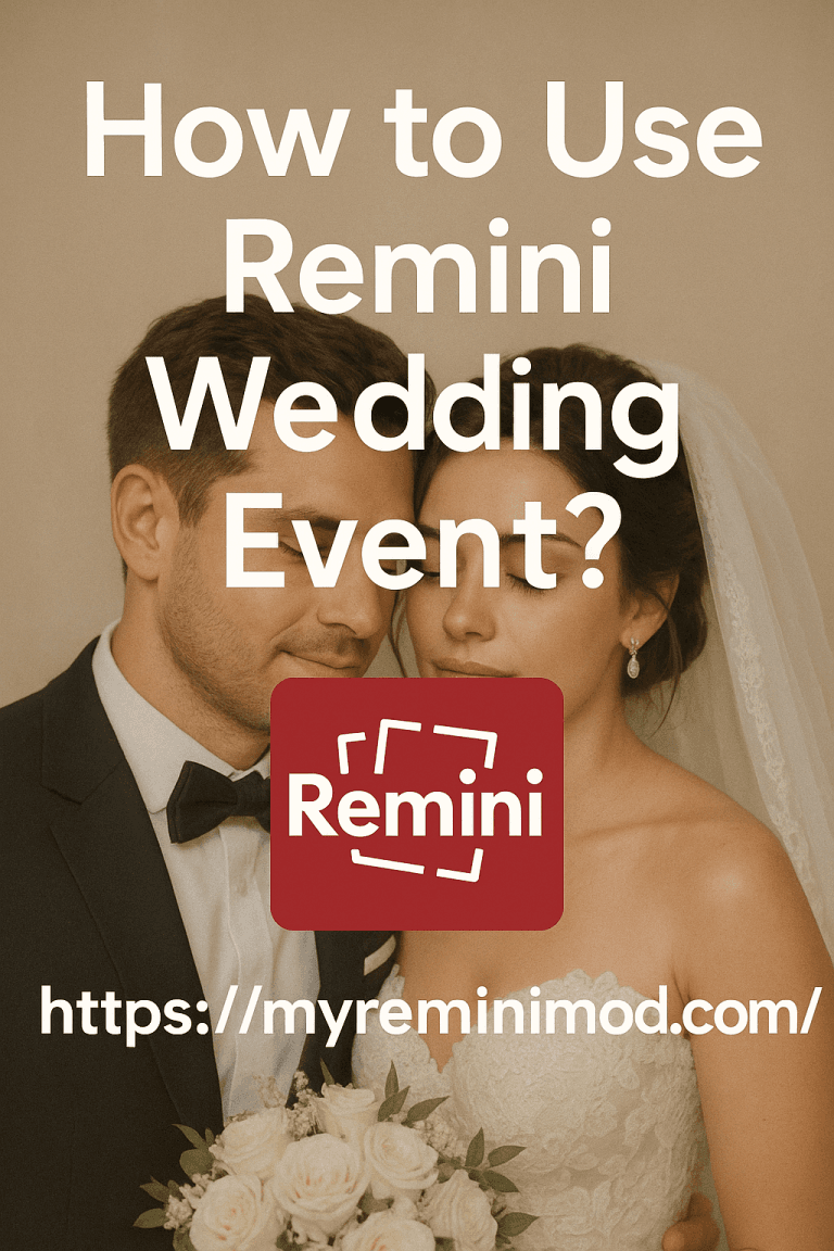 Remini Wedding AI Filter 2025