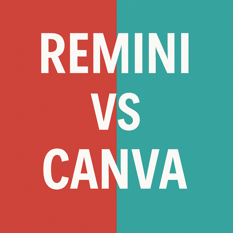 Comparison Between Remini vs Canva