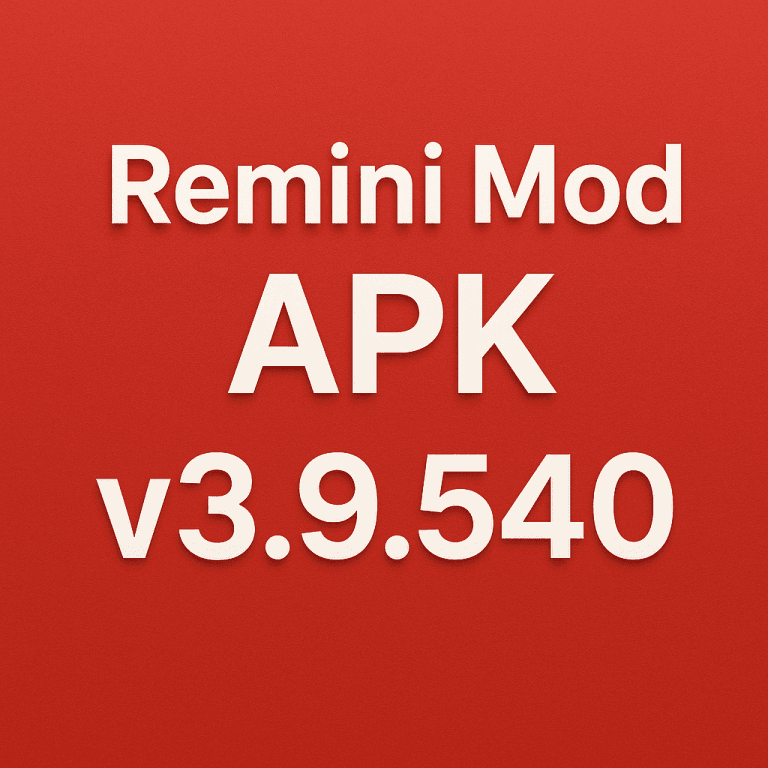 Remini 3.9.540 Best Mod for Editing 2025